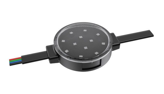 Chất lượng Hood 0.3W 24V RGB 50mm IP67 Đèn Pixel chống nước Dmx512 Đèn Điểm LED