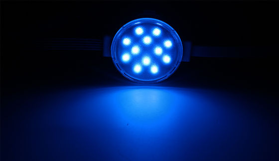 12 leds màu 24V 50mm điểm nguồn ánh sáng DMX512 trang trí đèn pixel