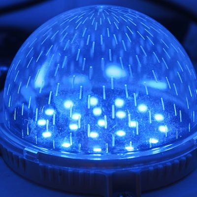 12* SMD3535 màu đỏ xanh lá cây màu xanh dmx512 80mm nguồn ánh sáng điểm ngoài trời trang trí đèn pixel