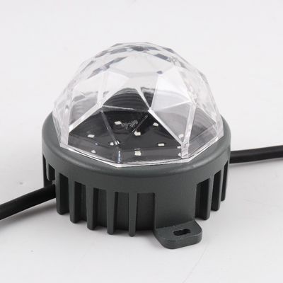 Điều chỉnh 100 mm IP67 chống nước DC24V 50MM DMX đèn LED RGB Pixel Đèn có thể lập trình Đèn điểm LED ngoài trời