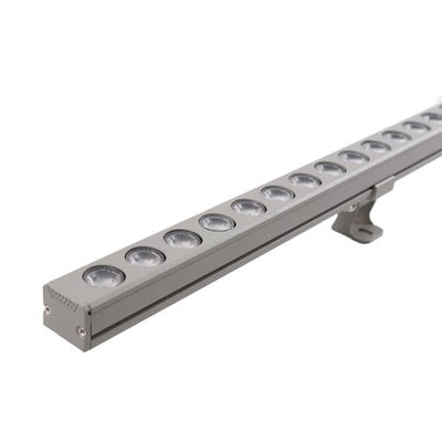 Khung cảnh ngoài trời 36W LED Wall Washer Đèn nhôm thân với ống kính góc kép cho cảnh quan IP67