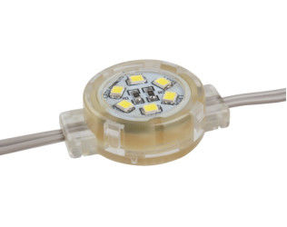 Ánh sáng điểm Pixel LED RGB chống nước IP65 0.5W DC12V SMD2835 30mm 30000H