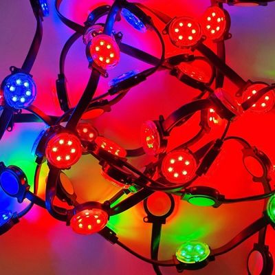 Ánh sáng điểm LED ngoài trời IP67 40mm Pixel với độ sáng cao và điều khiển DMX512