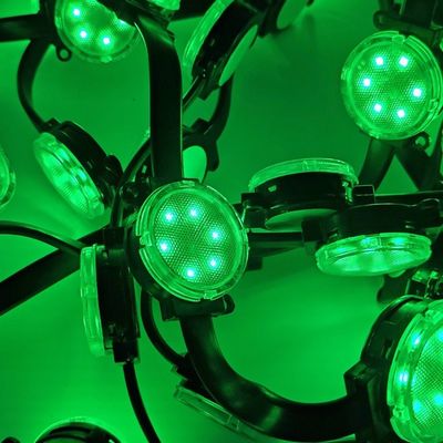 Bộ điều khiển DMX512 Màu sắc 40mm Pixel Đèn LED Điểm cho Chủ đề Cấu trúc trang trí