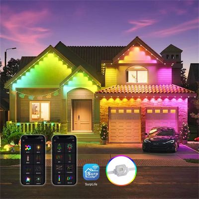 Trang trí Giáng sinh ngoài trời 160 Led RGBW SMD5050 Eave đèn với điều khiển từ xa