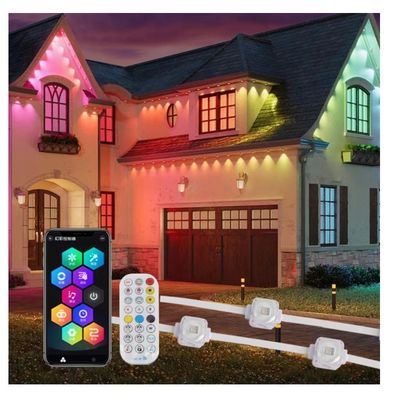 PC Shell Đèn cửa ngoài IP67 WIFI Control 20 * 12.5mm DC12V / 24V Ứng dụng Đèn RGB vĩnh viễn cho ngoài trời