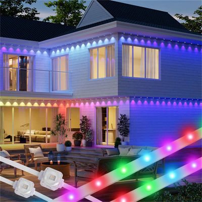 DC12V SMD5050 IP67 100ft với 72 đèn Eave thông minh RGBW IC đèn LED điểm ngoài trời chống thấm Giáng sinh trang trí Giáng sinh