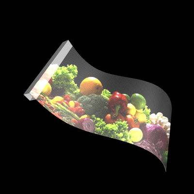 Nova Ultrathin Business Transparent Glass Adhesive LED Screen with 16bit Gray Scale