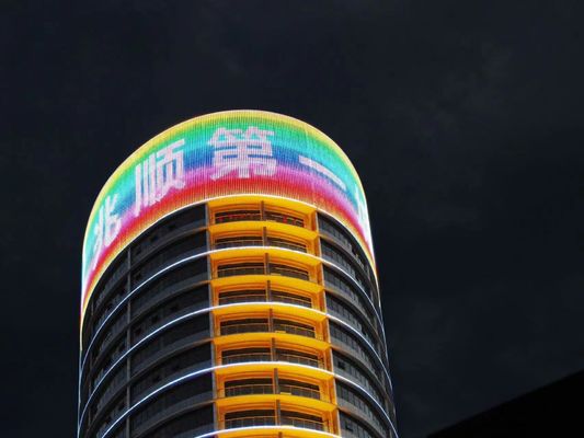 Epistar LED Chip Net Video Wall Soft Flexible Advertising LED Display Screen cho trong nhà và ngoài trời