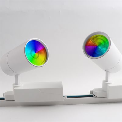 Hệ thống chiếu sáng đường sắt hiện đại đèn LED đường ray với 40W RGBW 2000LM Aluminium hợp kim điều chỉnh góc