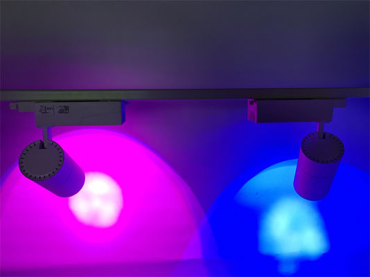 Indoor Hall Ceiling Mounted LED Track Lights 24V 40W Dimmable RGBW Colorful