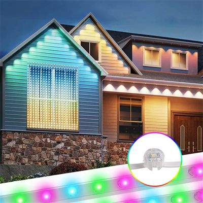 20mm RGBW đèn LED cửa sổ ánh sáng cho ngoài trời Giáng sinh và Halloween trang trí 30000 giờ tuổi thọ