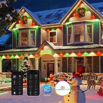 Đèn đèn LED thông minh ngoài trời vĩnh cửu Giáng sinh Giáng sinh Wifi RGB Led Eaves Light