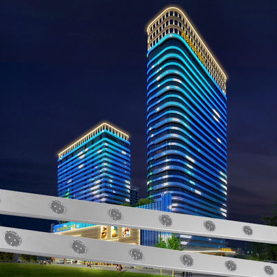 Đèn Giáng sinh RGB LED ngoài trời vĩnh viễn với đèn điểm LED theo dõi