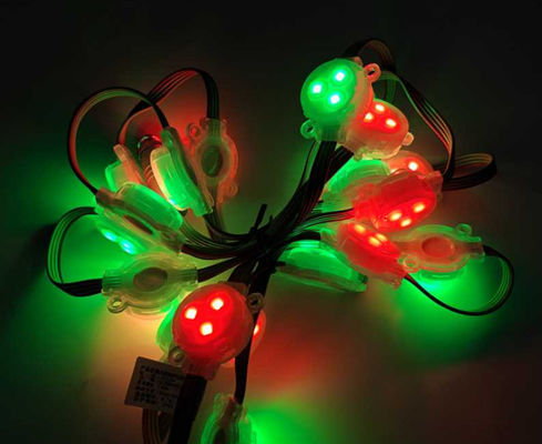DC 12V 3 bộ SMD 5050 Diffused RGB LED Pixel, RGB LED Strip có thể trả lời 30mm led pixel point light