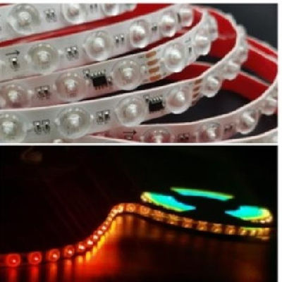 Đèn LED Dải Điện Áp Đầu Vào 24V với Độ Sáng Cao và Tùy Chỉnh Trắng Xanh Đỏ
