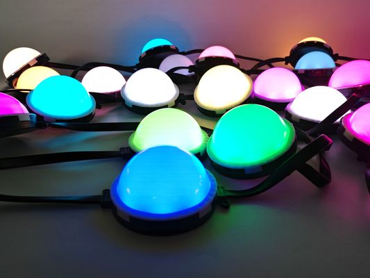 Nguồn sáng điểm LED RGB 50mm độ sáng cao Dễ dàng lắp đặt Thiết kế có thể điều khiển được Mặt tiền tòa nhà sân khấu Chiếu sáng cảnh quan