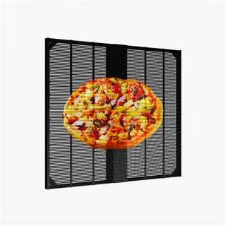 Full Color High Brightness Ceiling Transparent LED Grille Screen P2.6 Indoor Outdoor Interactive Advertising