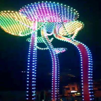 IP67 Waterproof LED Light Module RGB Led Point Light có thể lập trình truyền tín hiệu đường dài cho các dự án trang trí địa danh