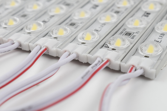 Mô-đun đèn LED RGB DC12V 1W chống nước SMD3030 nhiều màu 100LM, quảng cáo ngoài trời