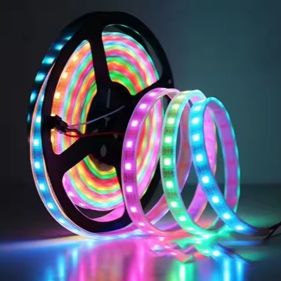 Đèn dải LED RGB thông minh linh hoạt WS2811 Đèn đơn lẻ có thể đặt địa chỉ với điều khiển ứng dụng 12V/24V Đèn trang trí nhà