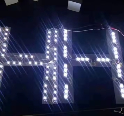 Module LED Mini 12V  3LED SMD 2835 0.48W Trắng Lạnh có Ống Kính LED Mini Siêu Nhỏ cho Bảng Hiệu Quảng Cáo