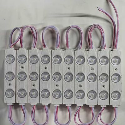 Module LED phun 3LED siêu sáng 12V Chống nước IP65 1.5w Module LED chiếu sáng cho biển hiệu quảng cáo