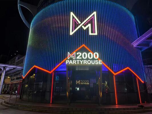 Đèn LED ngoài trời vĩnh viễn, thanh nhôm IP67, bộ điều khiển Wifi thông minh, ngoại thất nhà, Giáng sinh, ngày lễ, đèn LED Pixel RGB