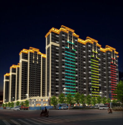 Đèn viền LED IP67 vĩnh viễn 50mm DC24V RGB Chống nước ngoài trời Điều khiển DMX512 Đèn điểm LED thương mại