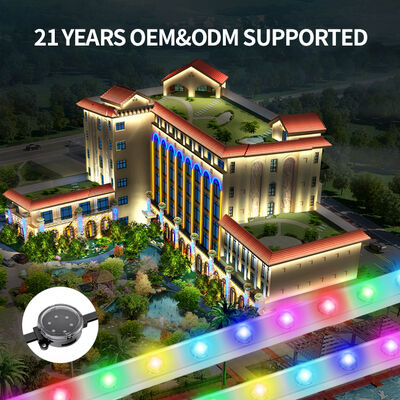 Nguồn ánh sáng LED RGB có thể giải quyết được IP67 Hồ sơ nhôm Đèn Giáng sinh LED ngoài trời vĩnh viễn
