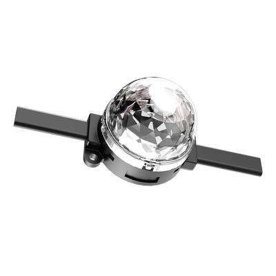 Nguồn sáng điểm LED Ngoài trời IP67 12V 1W Chống nước tầm xa 40mm Pixel RGB