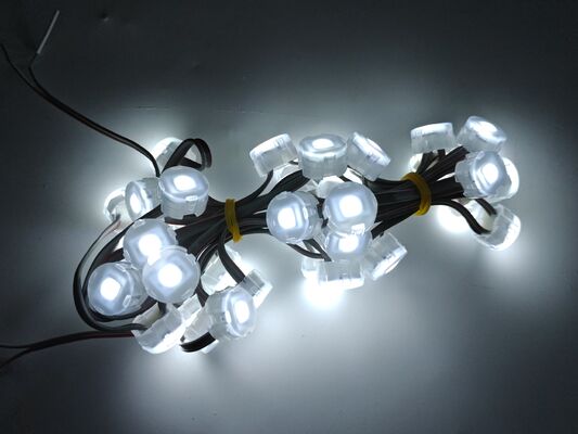 Đèn LED điểm chống nước 12V IP67 đường kính 22.83mm với góc chiếu 120 độ làm bằng vật liệu PC