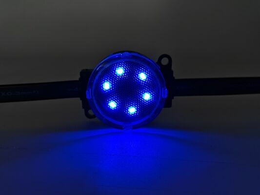 Đèn LED điểm chống nước IP67 24V 50mm có điều khiển DMX512 cho chiếu sáng mặt tiền ngoài trời