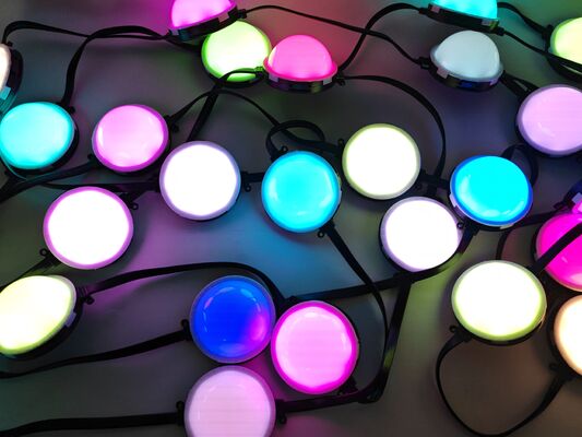 Đèn điểm LED chống nước 80mm | IP67, Màu RGBY, Vỏ PC cho Chiếu sáng Tòa nhà Ngoài trời