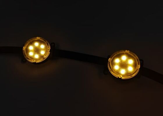 48V IP67 Waterproof RGBW LED Point Light Pixel Lamp for Outdoor Architectural Landscape Lighting