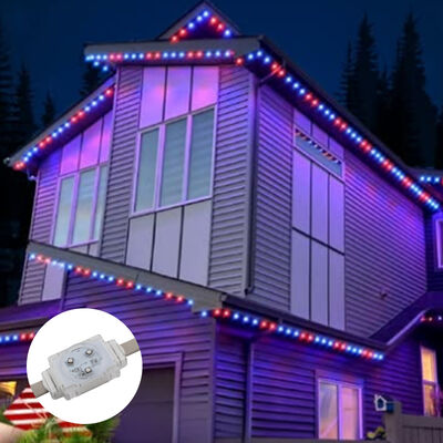 Smart Control IP67 Led Outdoor Eaves Light RGBW Waterproof DC48v PC Material Led Point Light Source