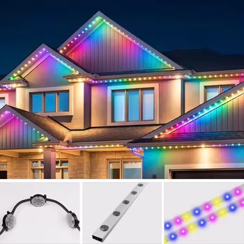 XH-K4006P48 Nguồn Sáng Điểm LED RGBW 2W DC48V DMX512 IP67 IK10 Vỏ PC Góc 120 Độ