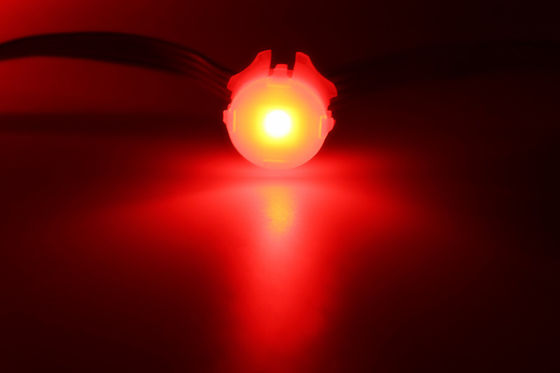 Vỏ PC IP67 0,3W 100LM / W 20mm LED Pixel RGB Ánh sáng