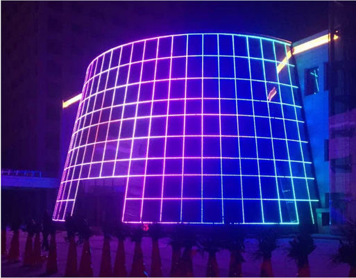 30000hrs 24V DMX 40mm Led Point Light Facade Rgb Led Pixel Light