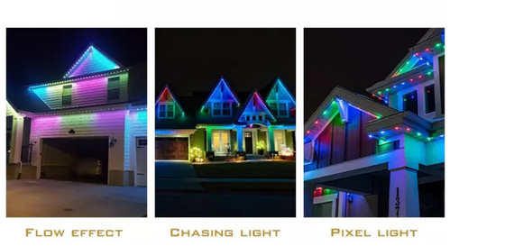Ánh sáng kỳ nghỉ vĩnh viễn WS2811 2904 Ic Đèn Giáng sinh Công viên giải trí 30mm Pixel Rgb RGBW Đèn LED điểm